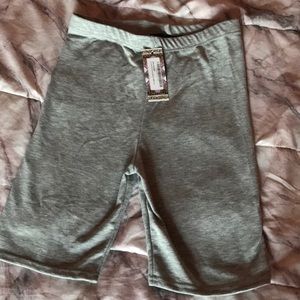 BOOHOO BRAND NEW grey biker shorts